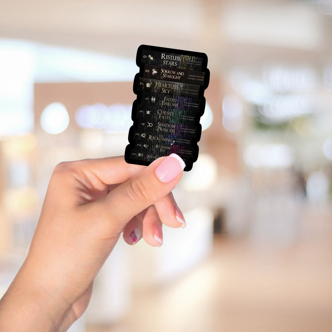 Zodiac Academy Book Stack Sticker | Officially Licensed