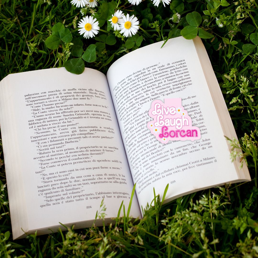Throne of Glass Live Laugh Lorcan Magnetic Bookmark