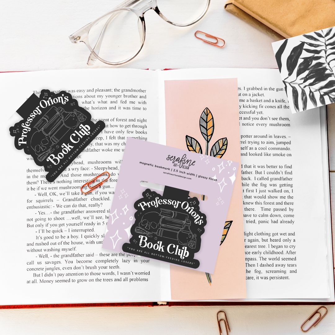 Zodiac Academy Professor Orion's Book Club Magnetic Bookmark | Officially Licensed