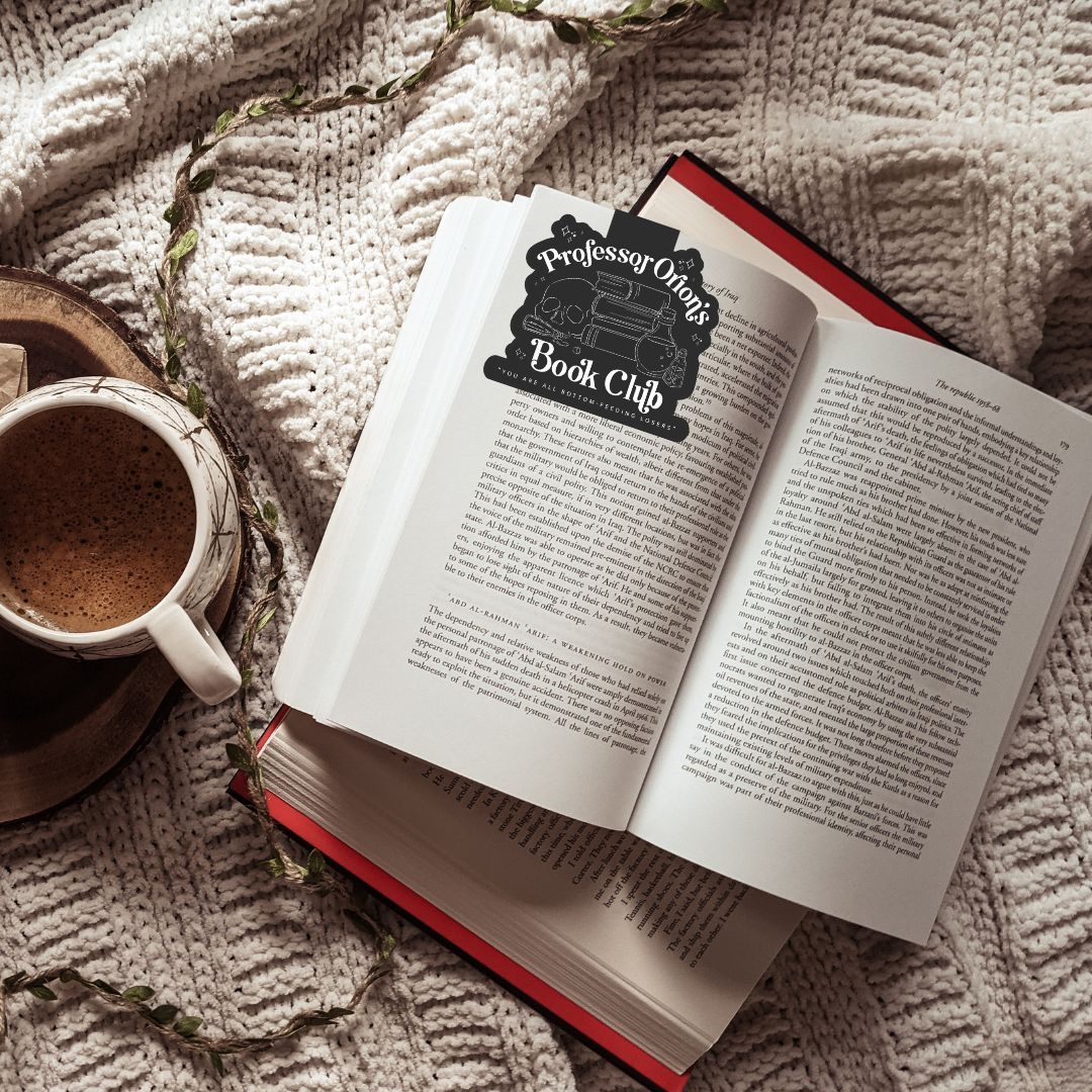 Zodiac Academy Professor Orion's Book Club Magnetic Bookmark | Officially Licensed