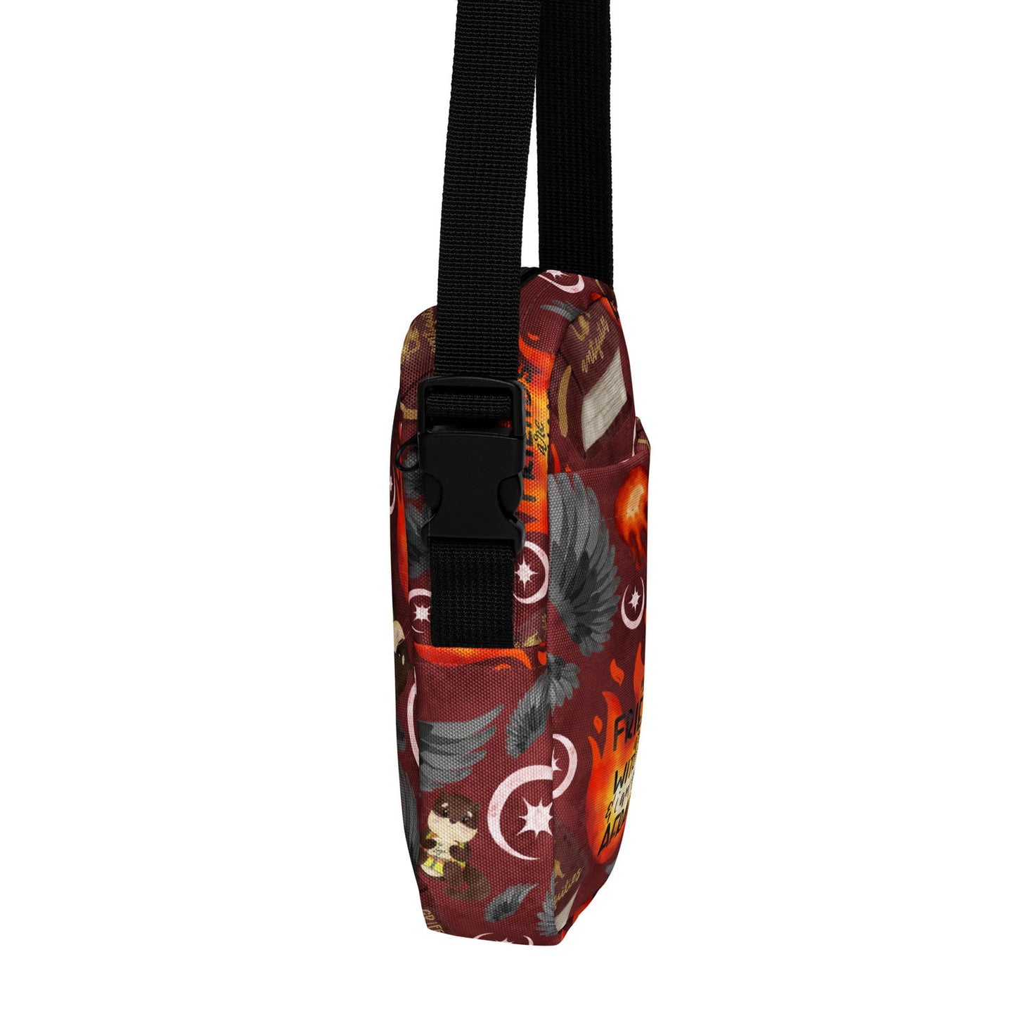 Kindle Crossbody Bag | Crescent City | SJM Merch - Serafine Art & Design -