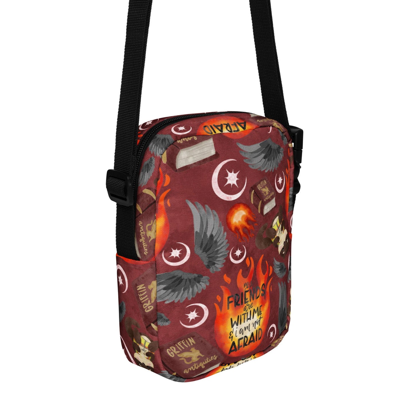 Kindle Crossbody Bag | Crescent City | SJM Merch - Serafine Art & Design -