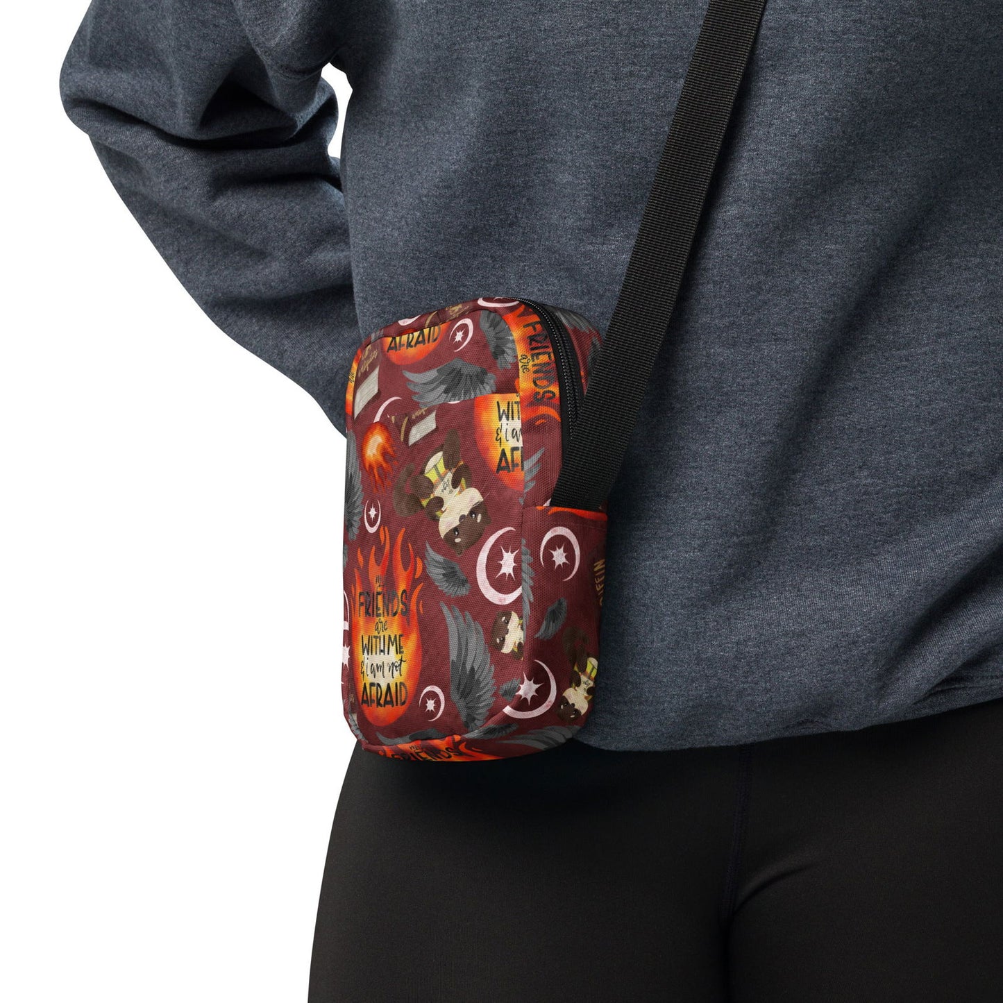 Kindle Crossbody Bag | Crescent City | SJM Merch - Serafine Art & Design -