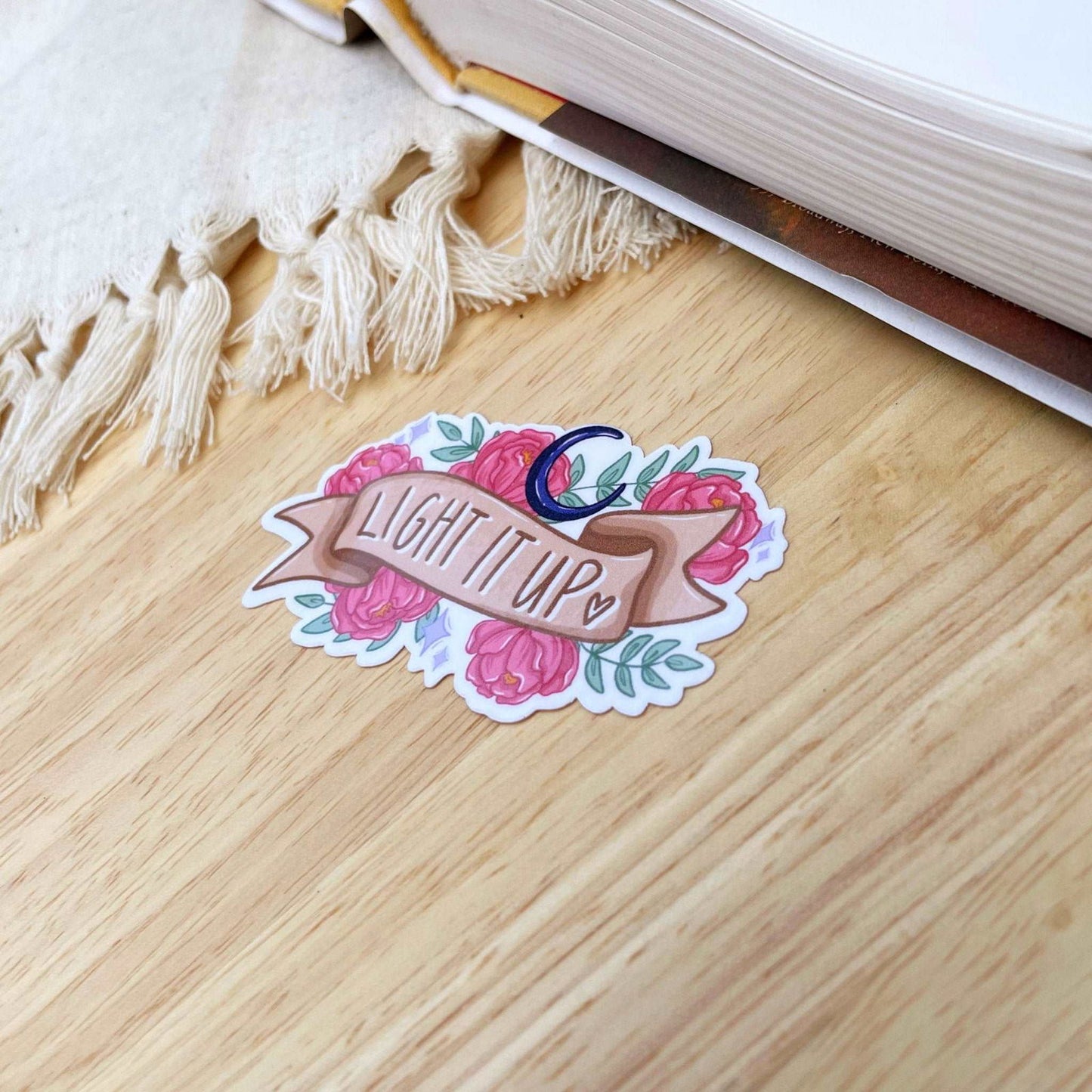 Light It Up Sticker | Crescent City | Bookish | Sarah J Maas - Serafine Art & Design -