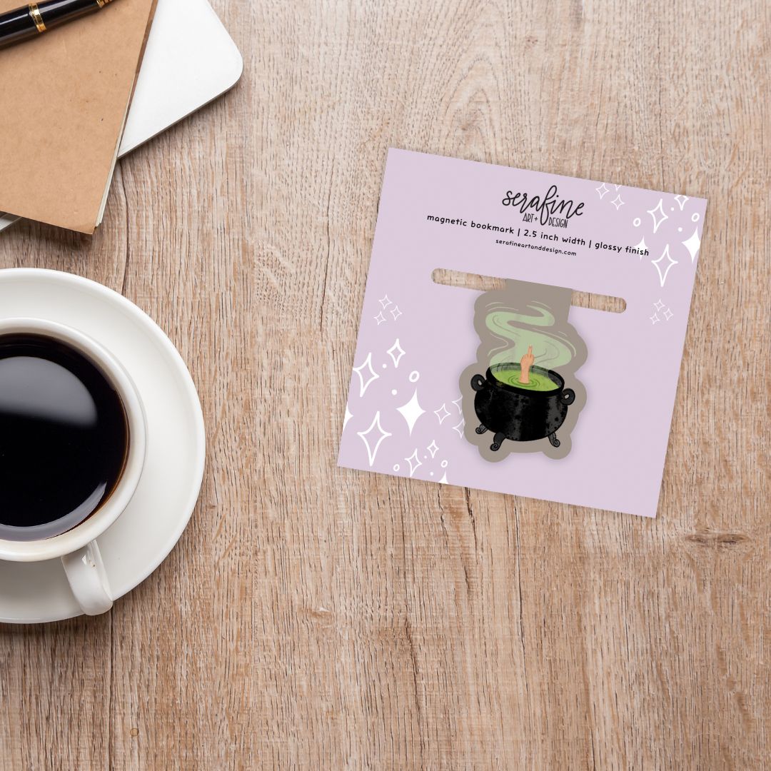ACOTAR Nesta Vulgar Gesture Magnetic Bookmark