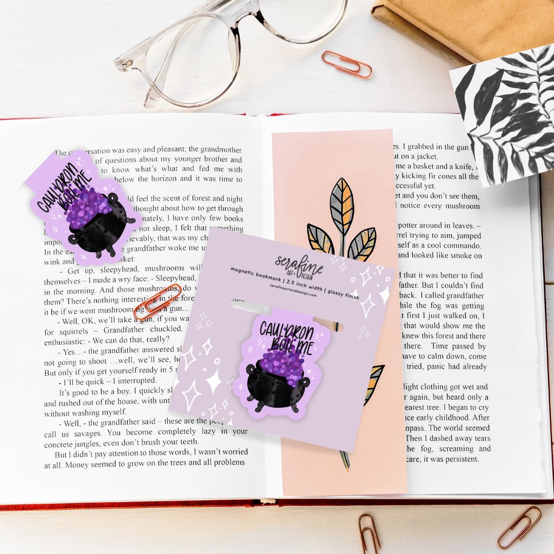 ACOTAR Cauldron Boil Me Magnetic Bookmark