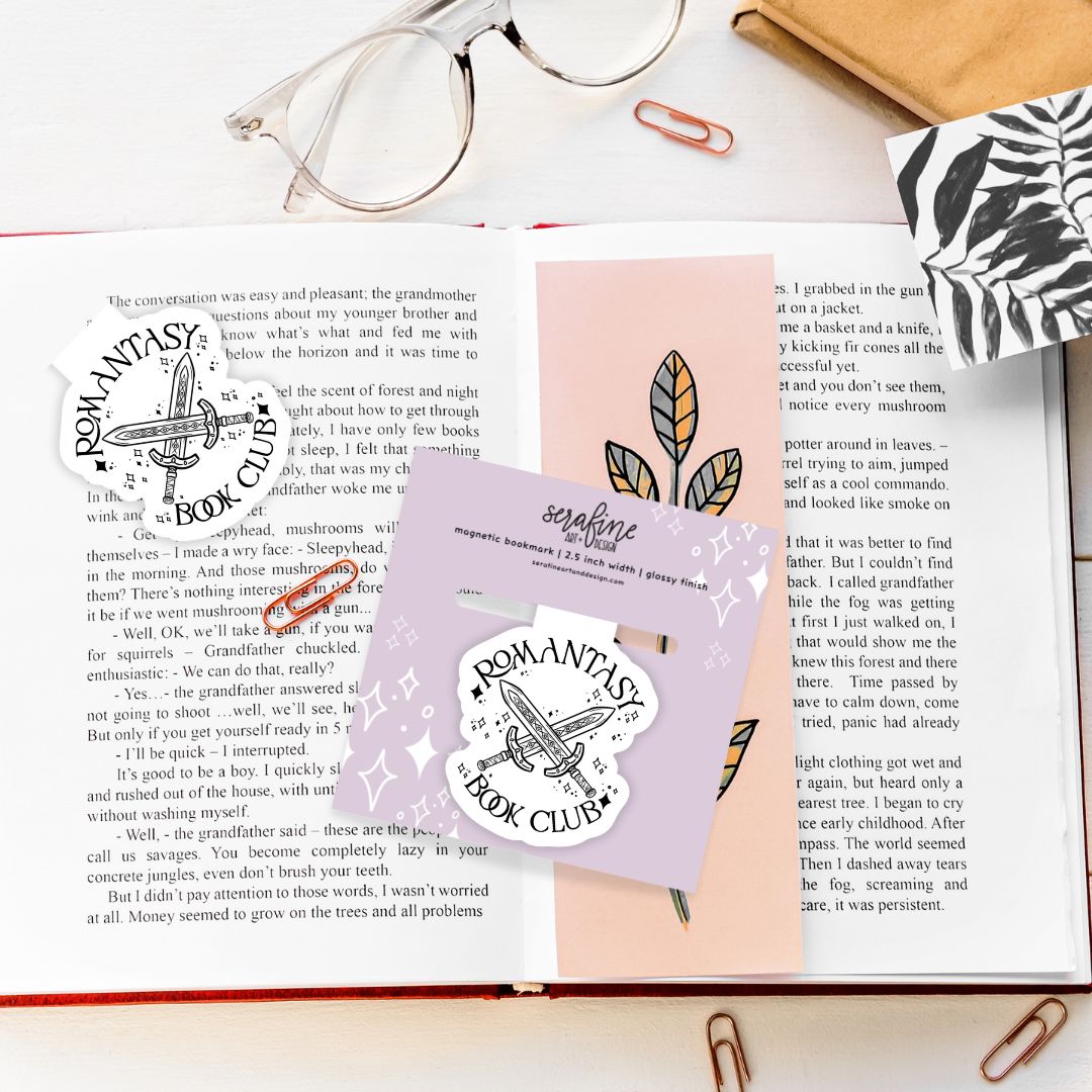 Romantasy Book Club Magnetic Bookmark