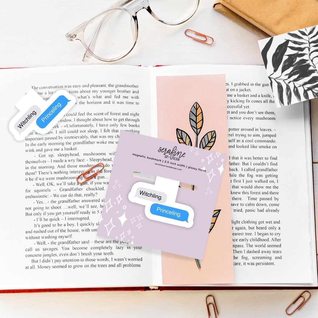 Throne of Glass Witchling Princeling Magnetic Bookmark