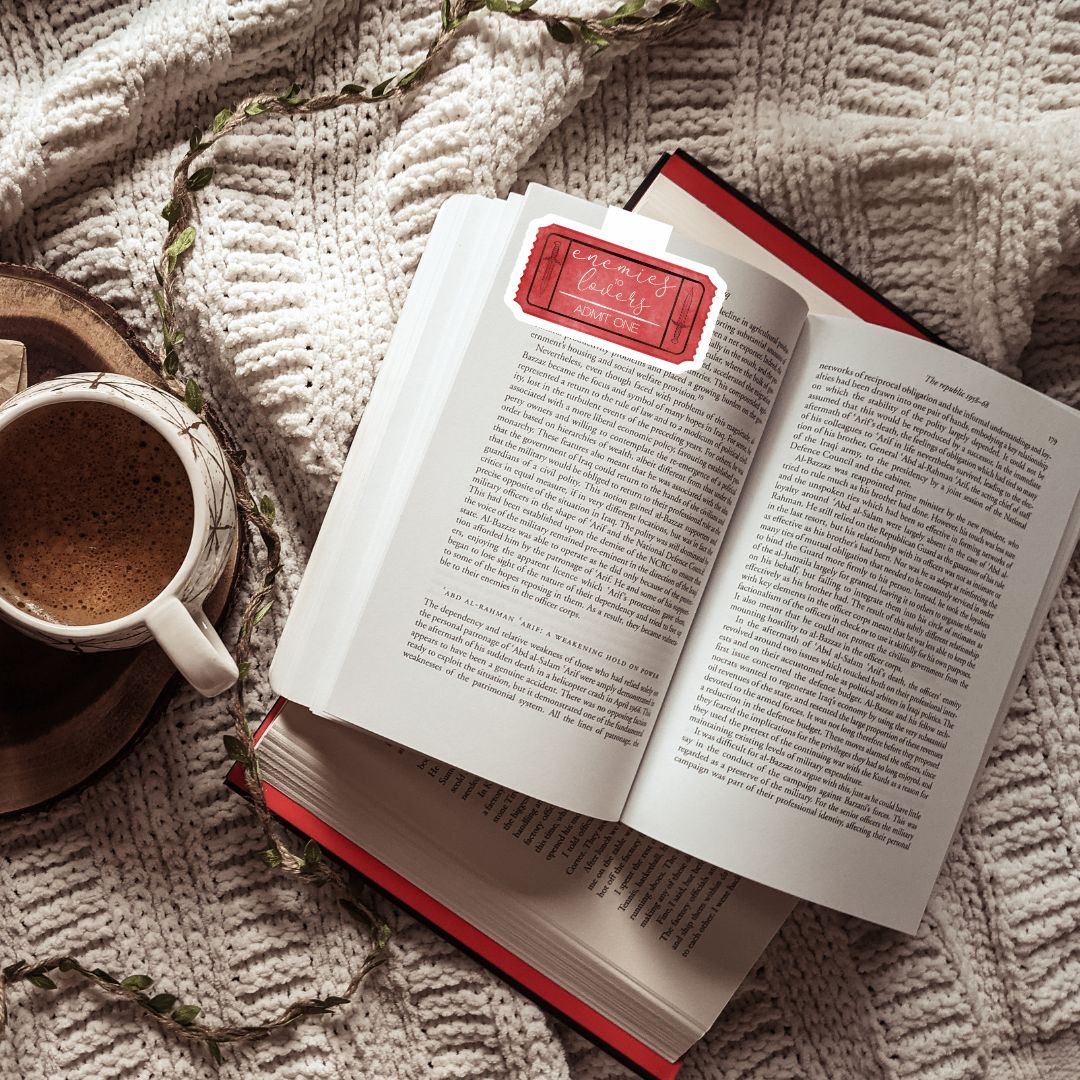 Romance Book Tropes Magnetic Bookmark