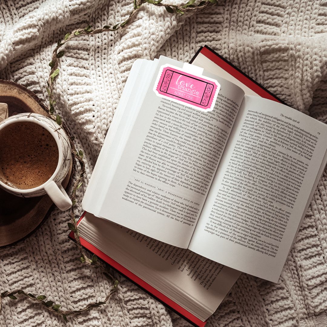 Romance Book Tropes Magnetic Bookmark