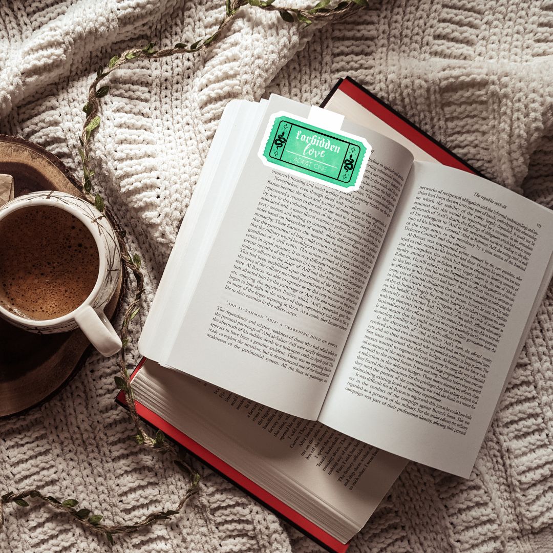 Romance Book Tropes Magnetic Bookmark