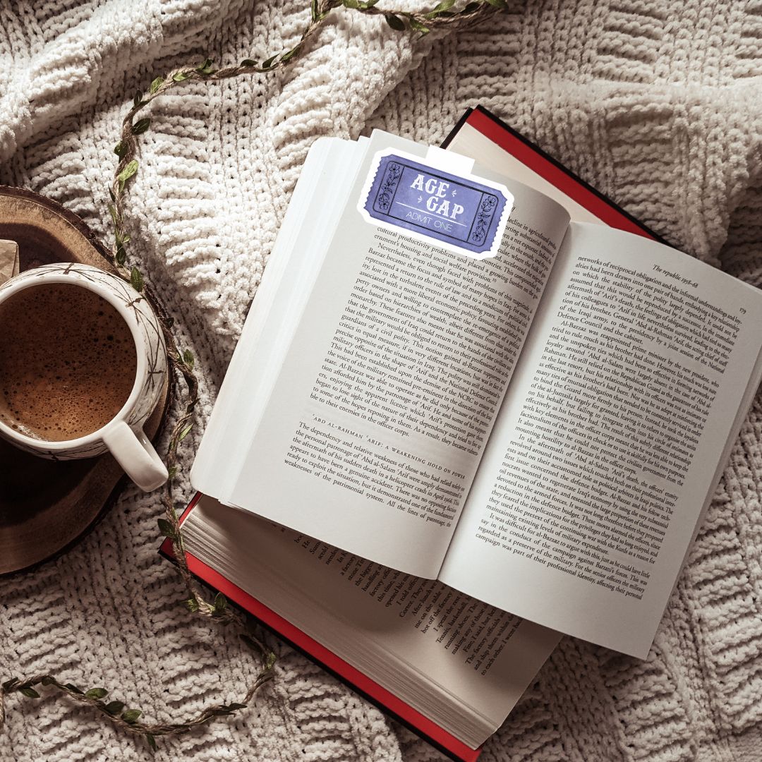 Romance Book Tropes Magnetic Bookmark