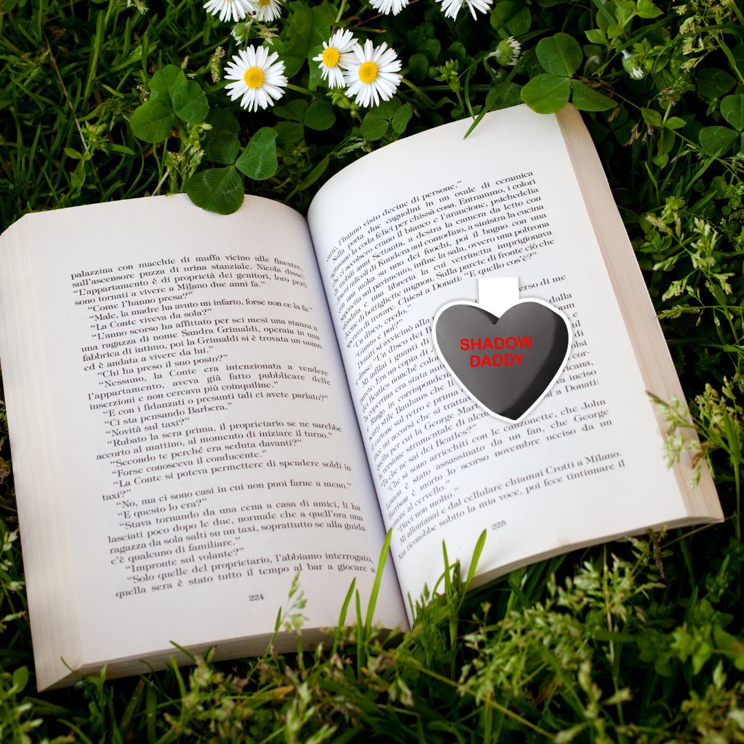 Shadow Daddy Bookish Heart Candies Magnetic Bookmark