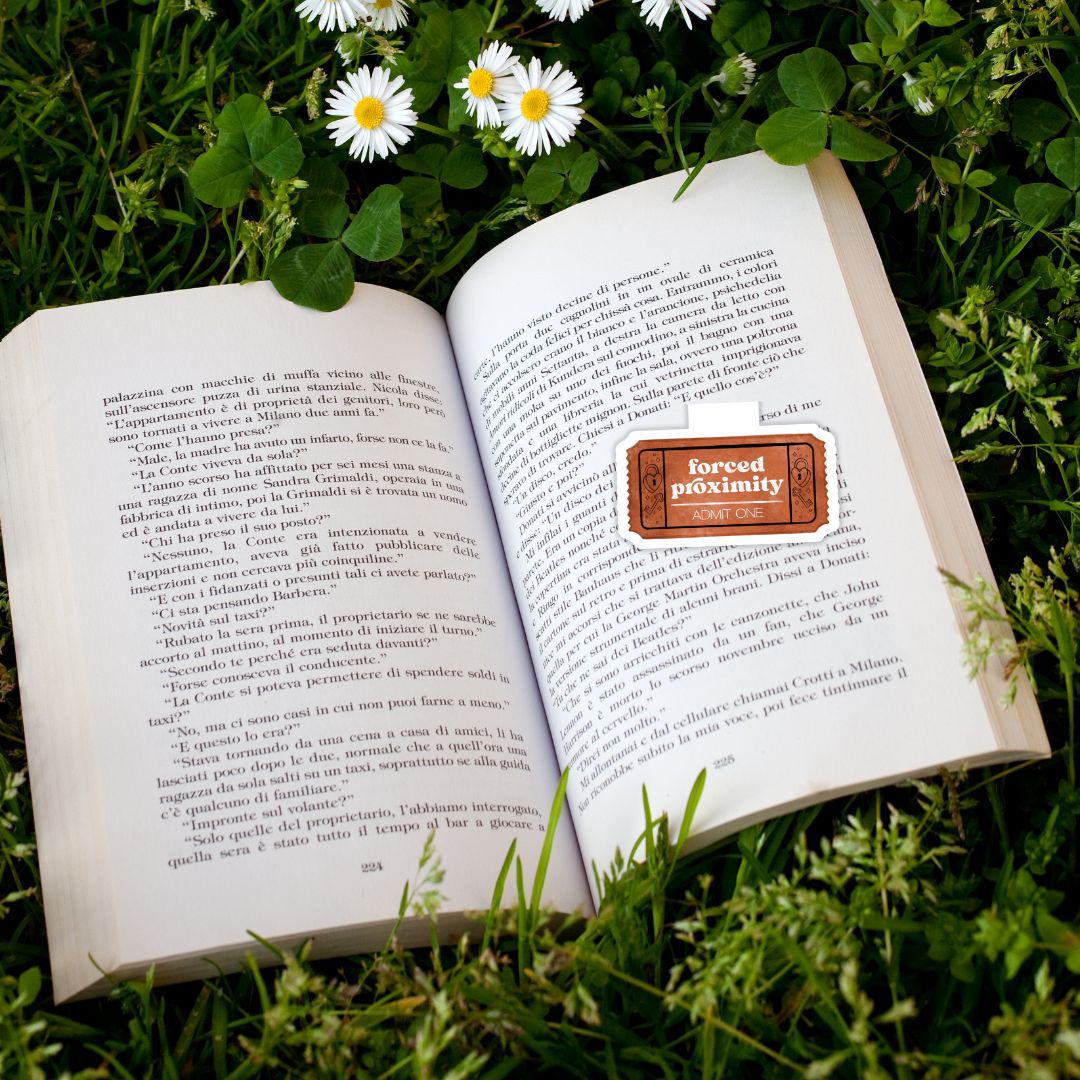 Romance Book Tropes Magnetic Bookmark