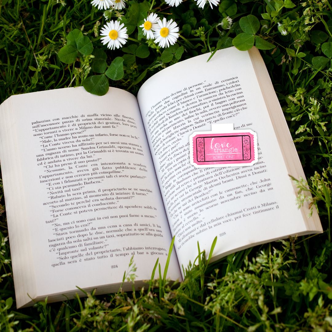 Romance Book Tropes Magnetic Bookmark