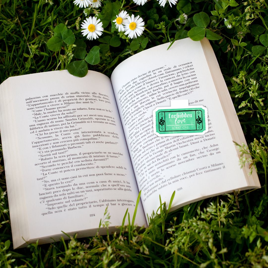 Romance Book Tropes Magnetic Bookmark