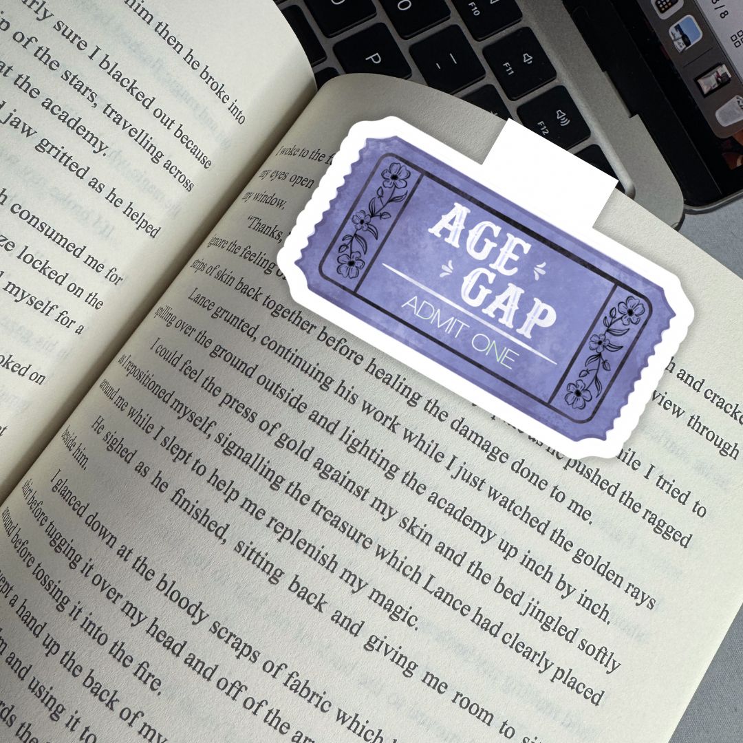 Romance Book Tropes Magnetic Bookmark