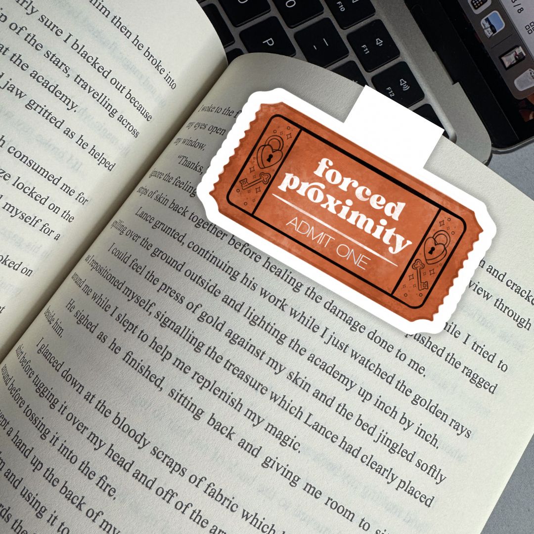 Romance Book Tropes Magnetic Bookmark