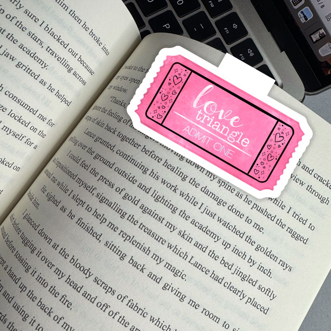 Romance Book Tropes Magnetic Bookmark