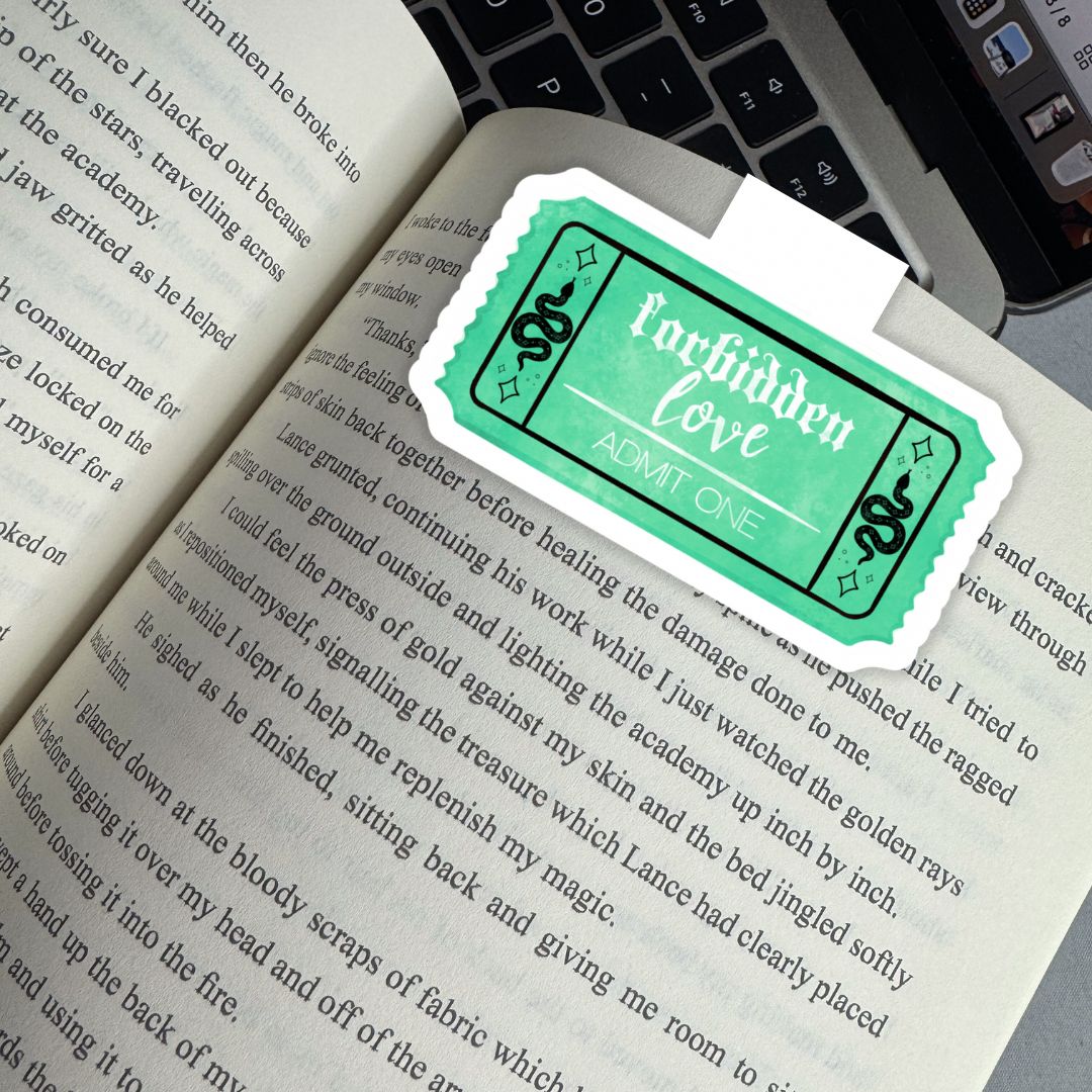 Romance Book Tropes Magnetic Bookmark