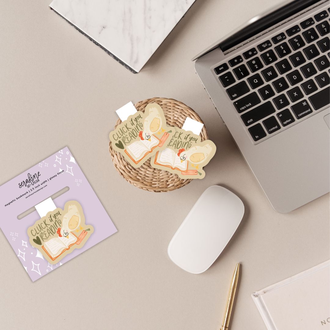 Cluck If You Love Reading Magnetic Bookmark