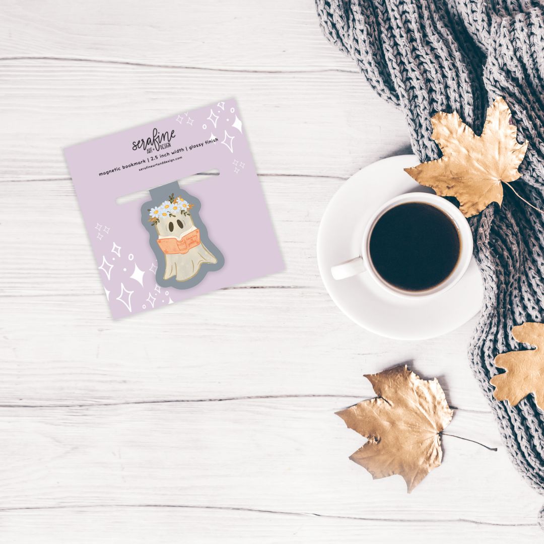 Garden Ghost Magnetic Bookmark