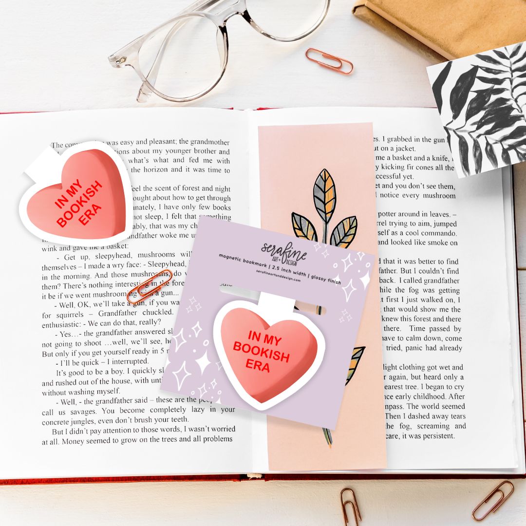 In My Bookish Era Bookish Candies Magnetic Bookmark
