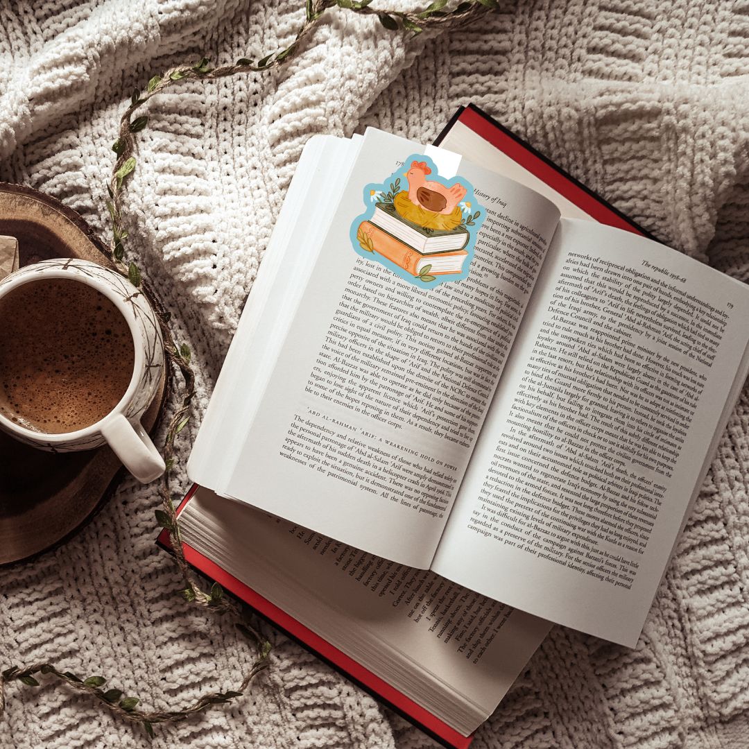 Bookish Chicken Magnetic Bookmark