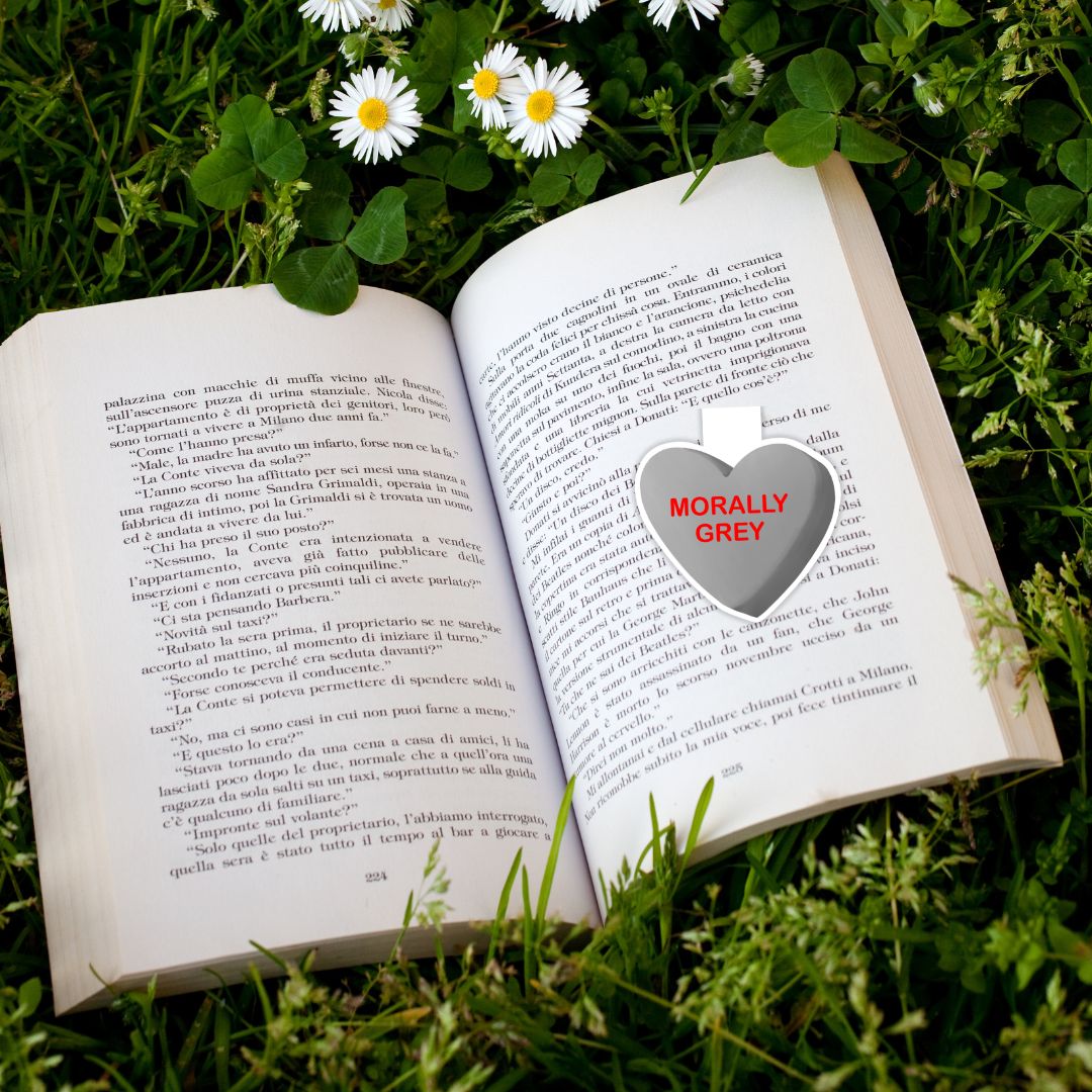Morally Grey Bookish Candies Magnetic Bookmark