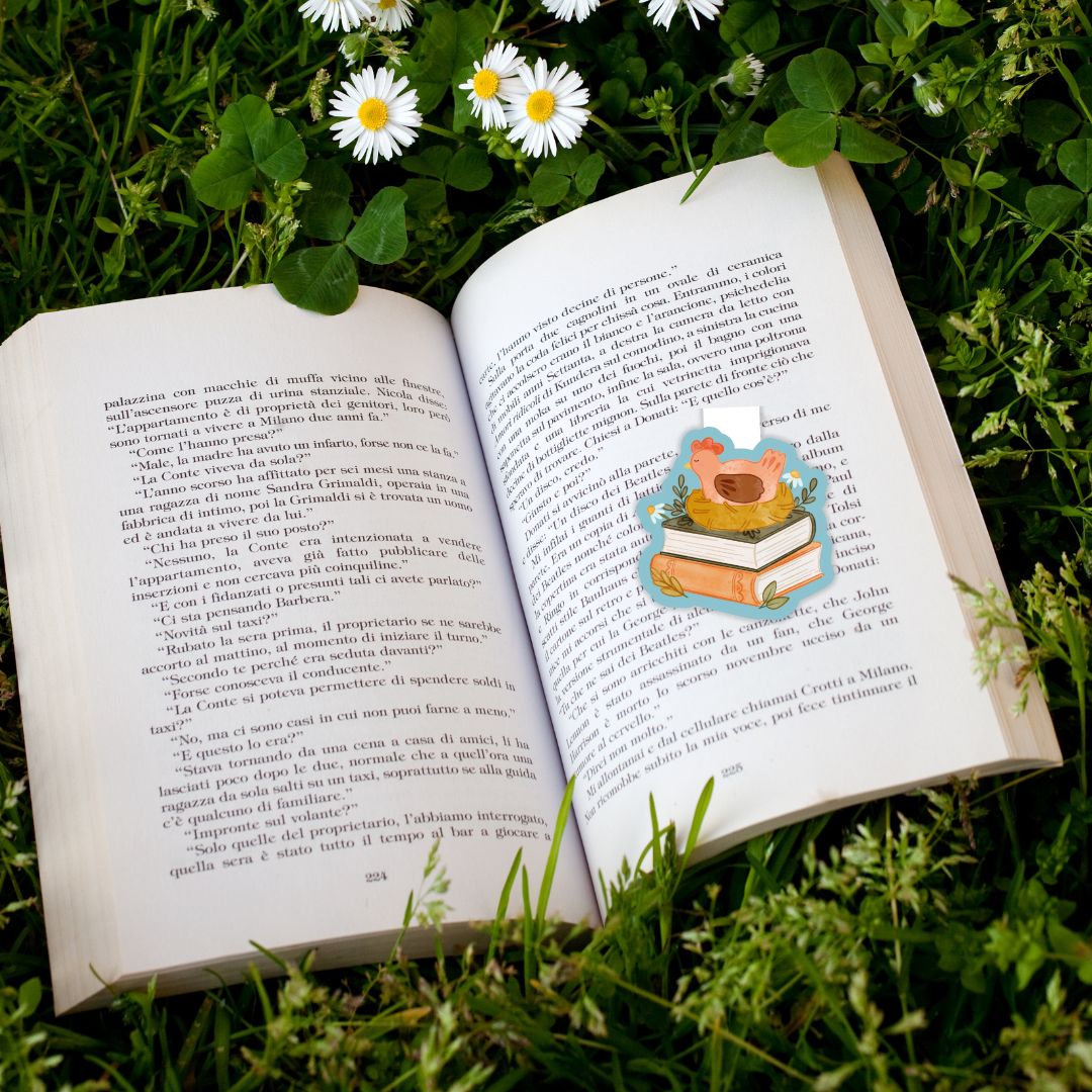 Bookish Chicken Magnetic Bookmark
