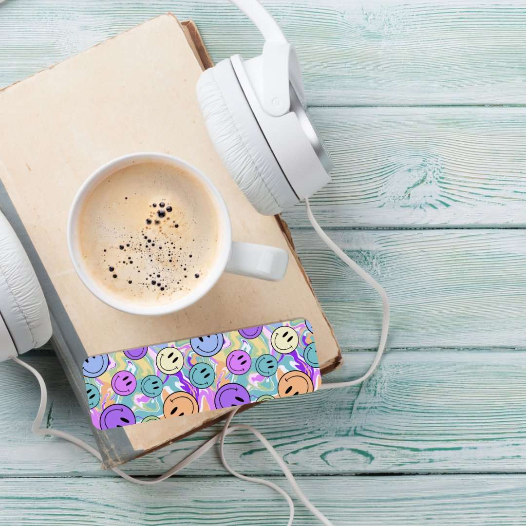 Retro Smiley Face Bookmark | Cute Book Accessories - Serafine Art & Design -