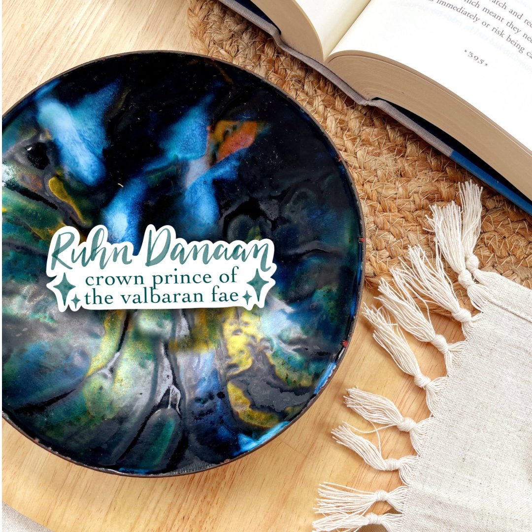 Ruhn Danaan Sticker | Bookish | Sarah J Maas | Crescent City - Serafine Art & Design -