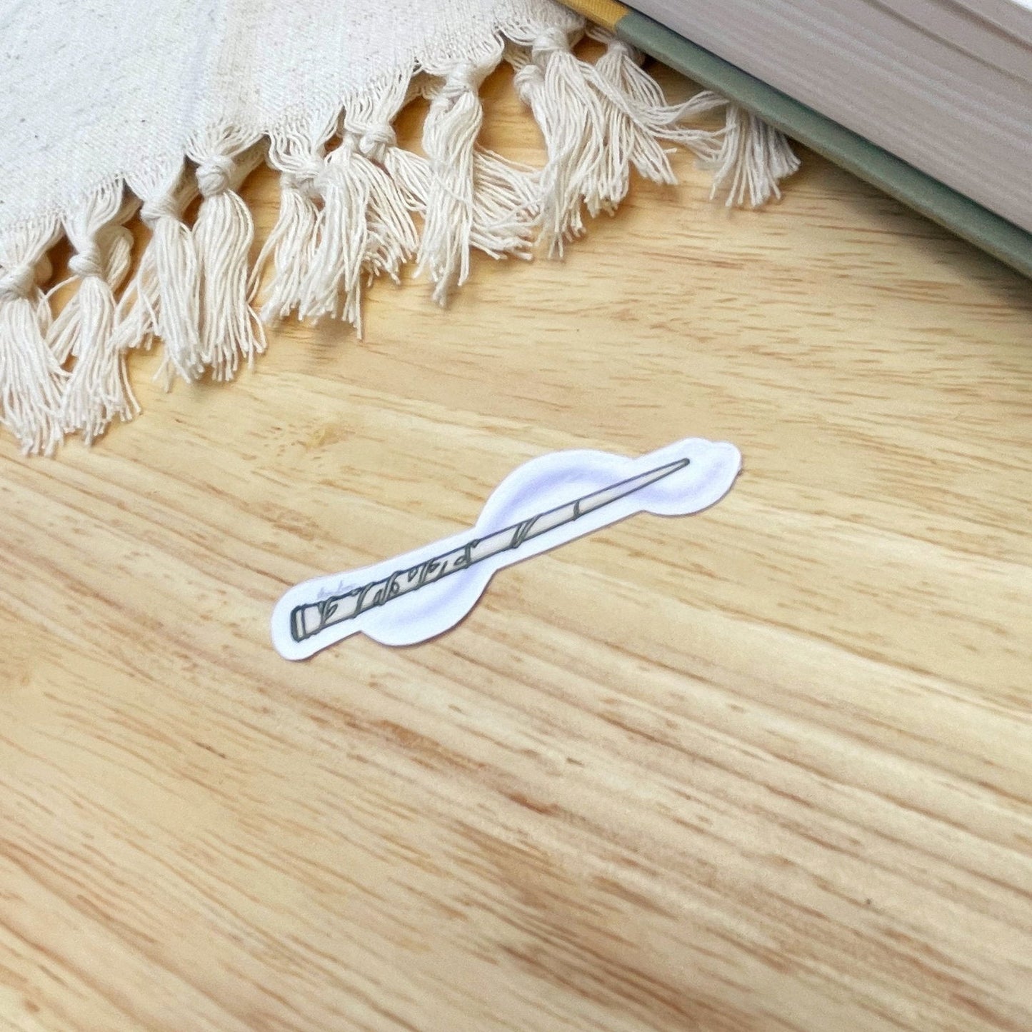 Smart Bookish Witch Wand | Gifts for Book Lover - Serafine Art & Design -