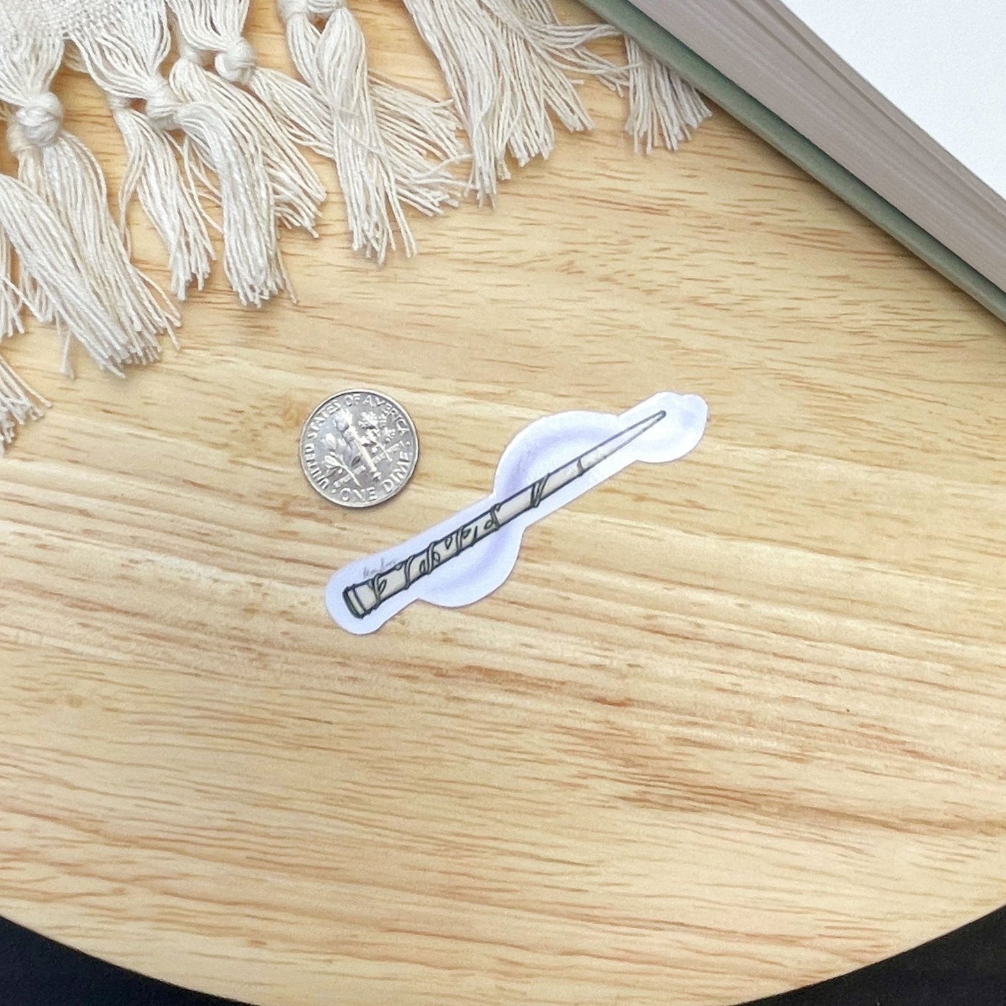 Smart Bookish Witch Wand | Gifts for Book Lover - Serafine Art & Design -