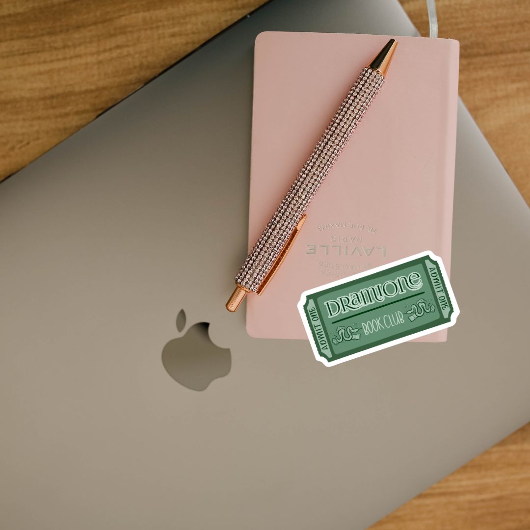 Wizard & Witch Fanfiction Ship Sticker | Book Merch | Nerdy Kindle Stickers
