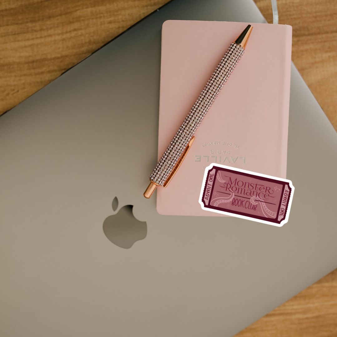 Monster Romance Book Club Sticker | Fall & Halloween Kindle Stickers