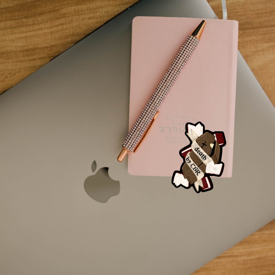 Death By TBR Sticker | Fall & Halloween Kindle Stickers