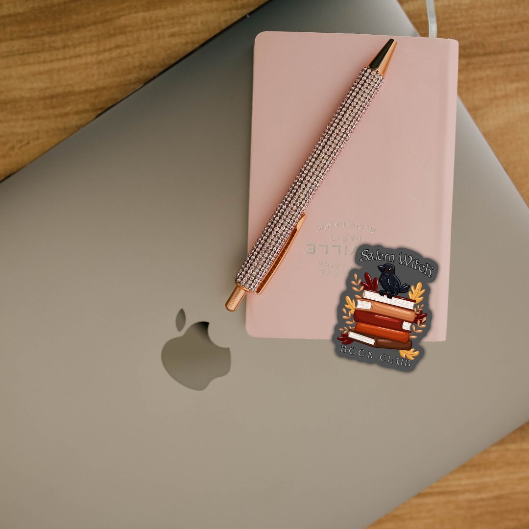 Salem Witch Book Club Sticker | Fall & Halloween Kindle Stickers