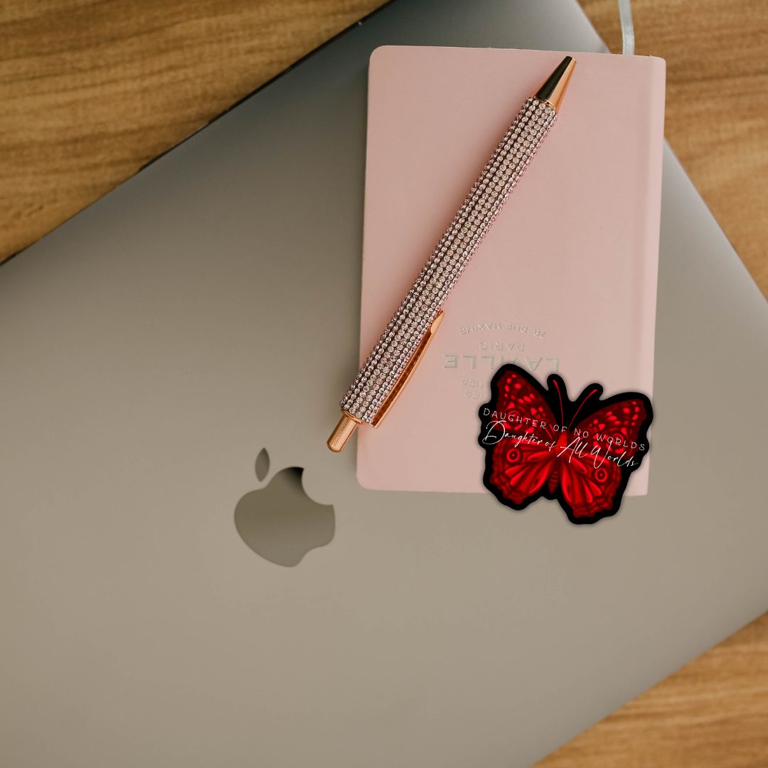 Daughter of No Worlds Quote Sticker | Daughter of All Worlds | Carissa Broadbent Officially Licensed