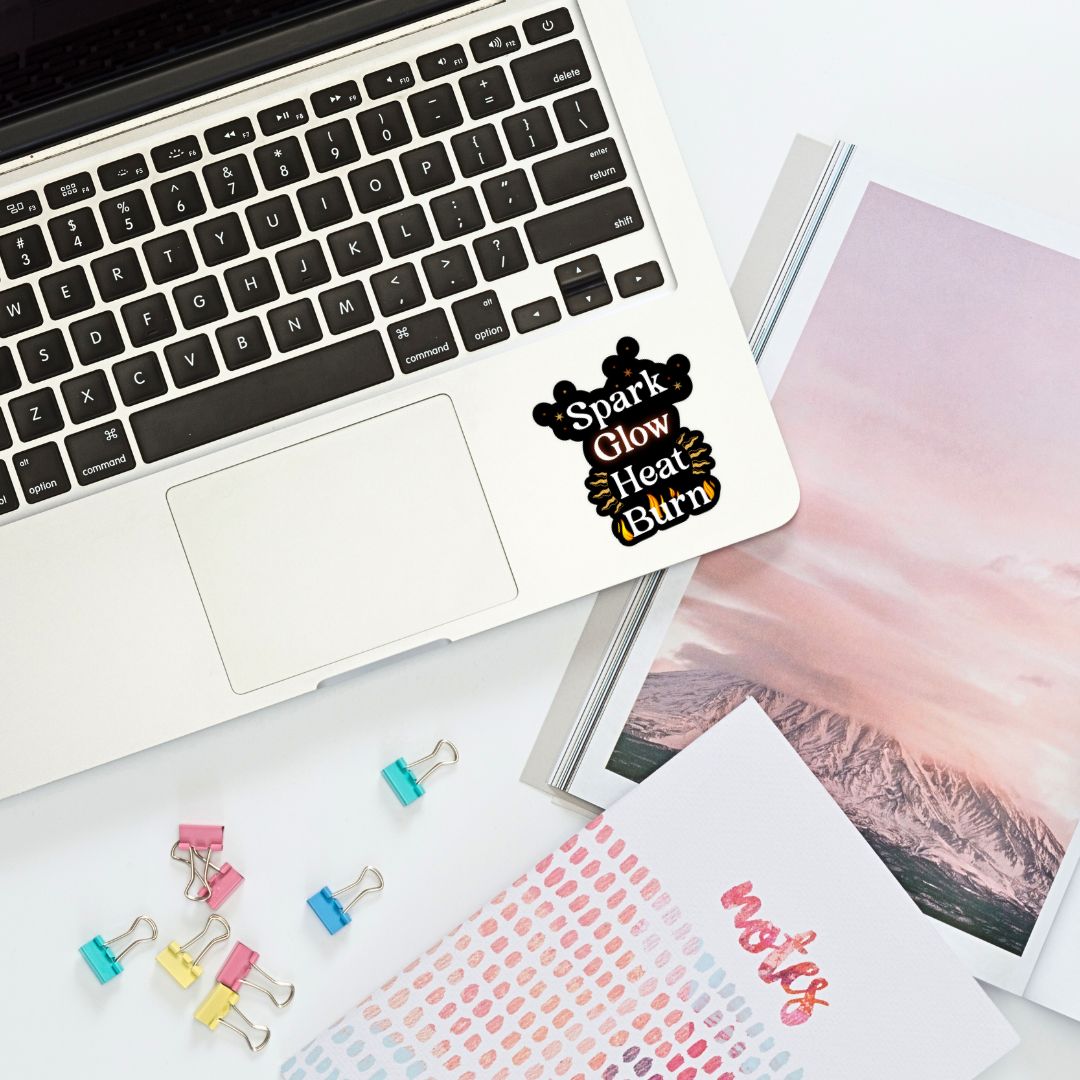 Spark Glow Heat Burn Sticker | Spark of The Everflame by Penn Cole | Officially Licensed