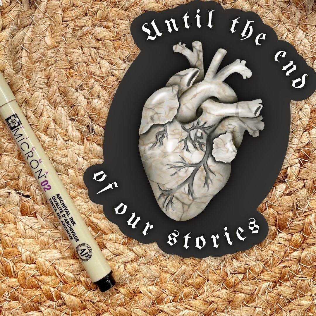 Daughter of No Worlds Quote Sticker | Until The End of Our Stories | Carissa Broadbent Officially Licensed