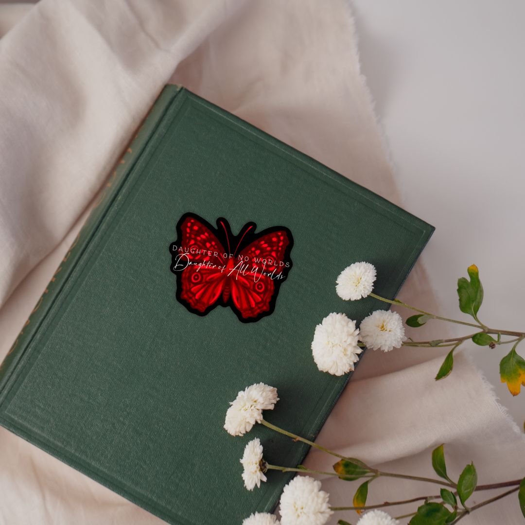 Daughter of No Worlds Quote Sticker | Daughter of All Worlds | Carissa Broadbent Officially Licensed