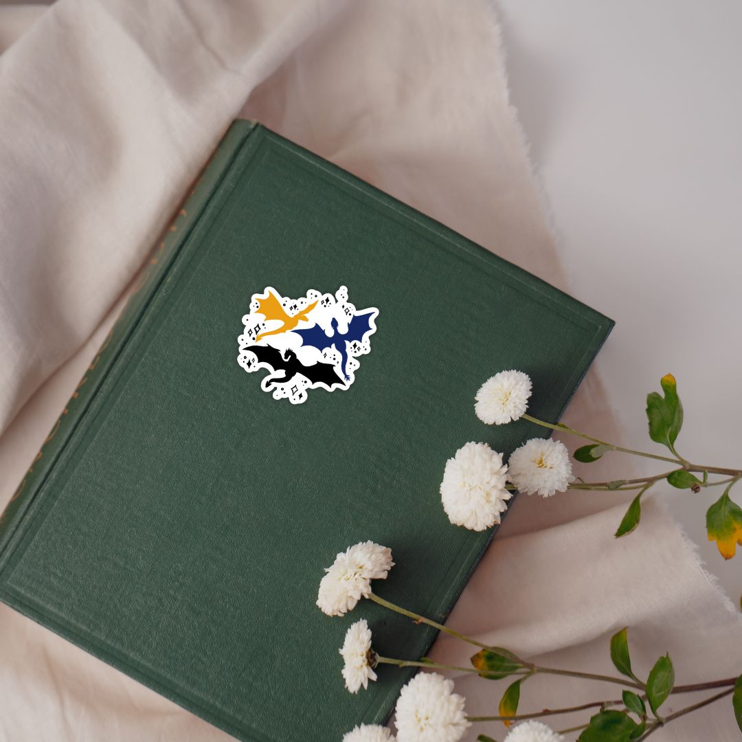 Magical Dragons Sticker | Dragon Rider | Fantasy Stickers