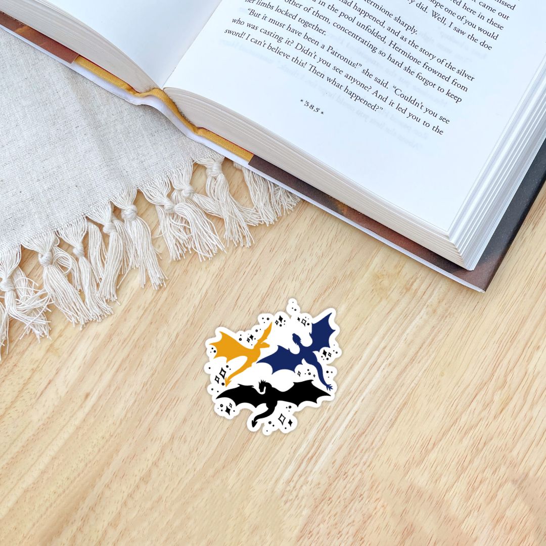 Magical Dragons Sticker | Dragon Rider | Fantasy Stickers
