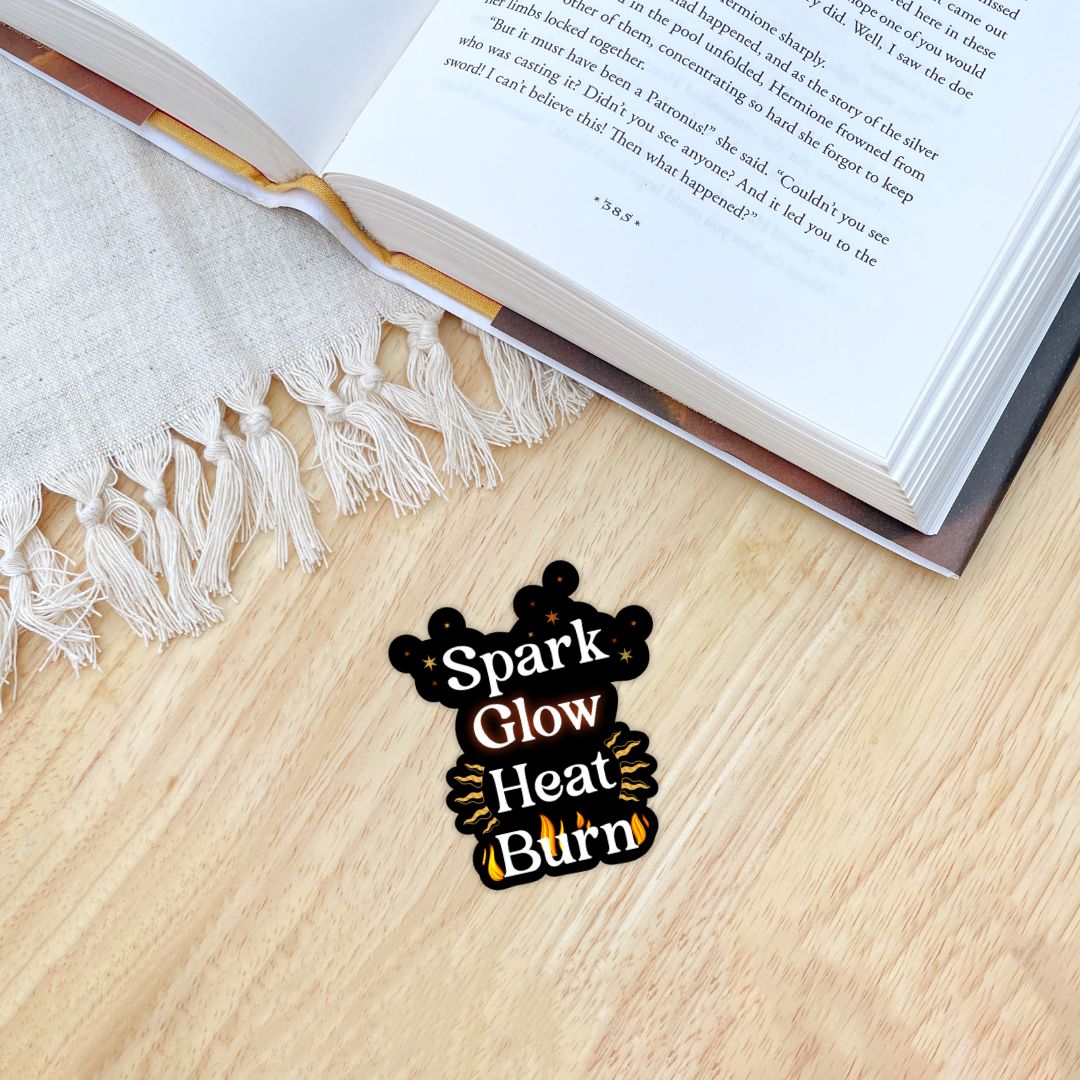 Spark Glow Heat Burn Sticker | Spark of The Everflame by Penn Cole | Officially Licensed