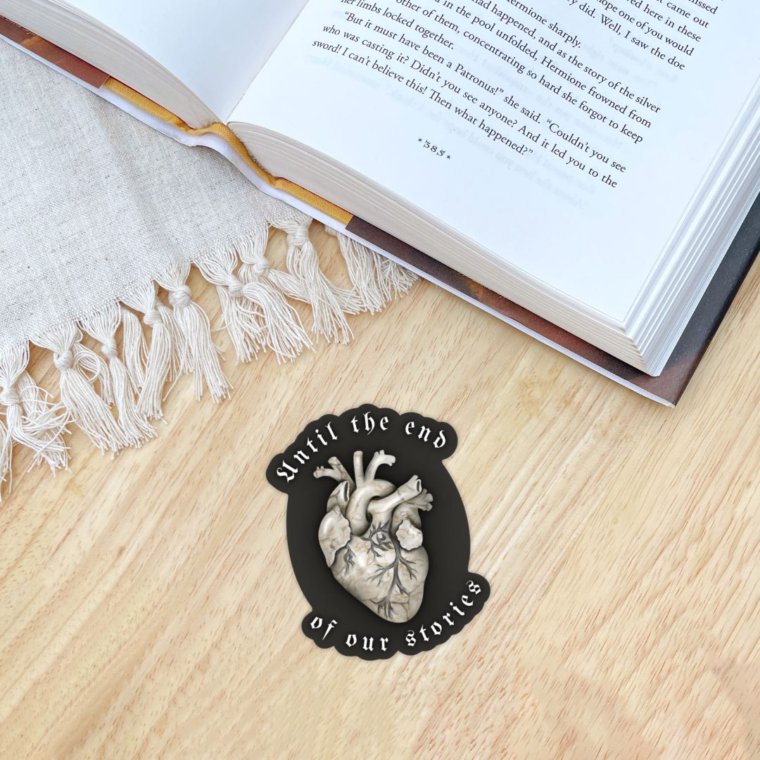 Daughter of No Worlds Quote Sticker | Until The End of Our Stories | Carissa Broadbent Officially Licensed