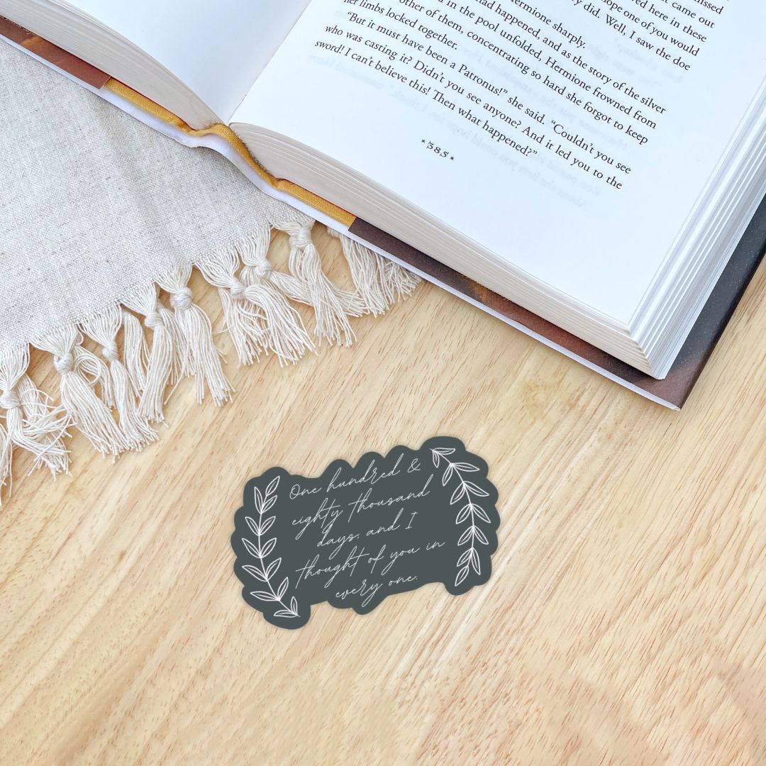Daughter of No Worlds Quote Sticker | 180,000 Days | Carissa Broadbent Officially Licensed