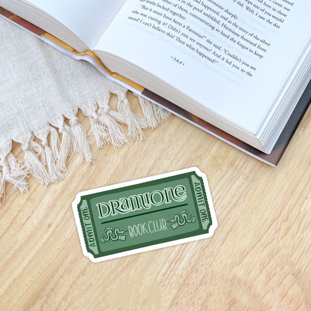 Wizard & Witch Fanfiction Ship Sticker | Book Merch | Nerdy Kindle Stickers