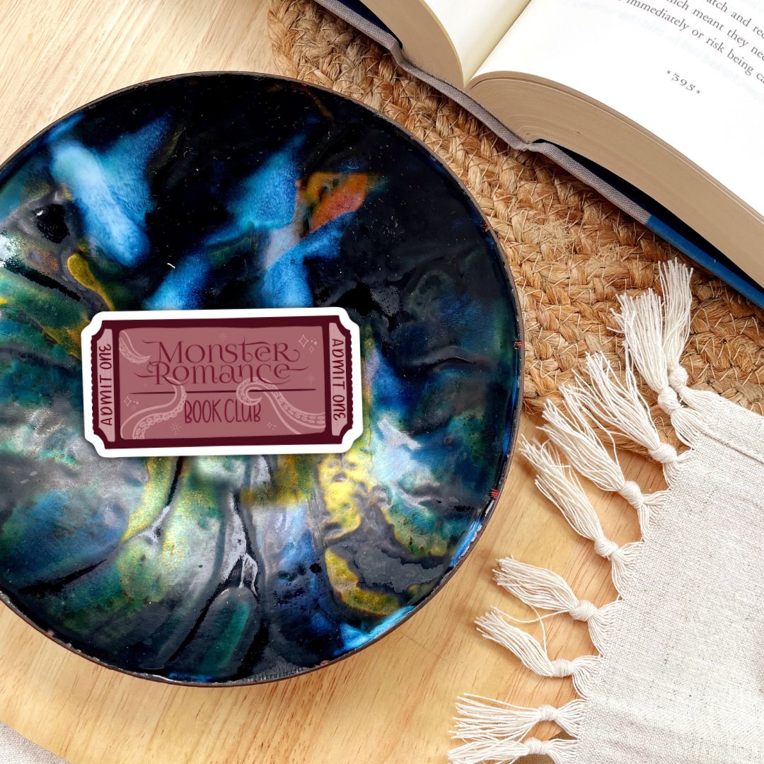 Monster Romance Book Club Sticker | Fall & Halloween Kindle Stickers