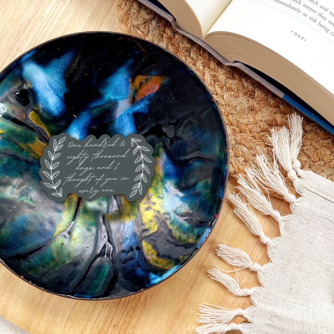Daughter of No Worlds Quote Sticker | 180,000 Days | Carissa Broadbent Officially Licensed
